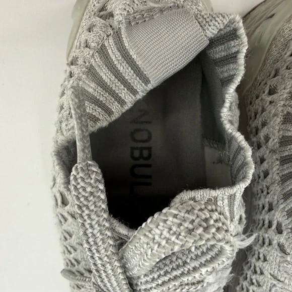 NOBULL Diamond Knit Runner Sneakers Womens 8 Grey Breathable Training Shoes - Picture 8 of 8